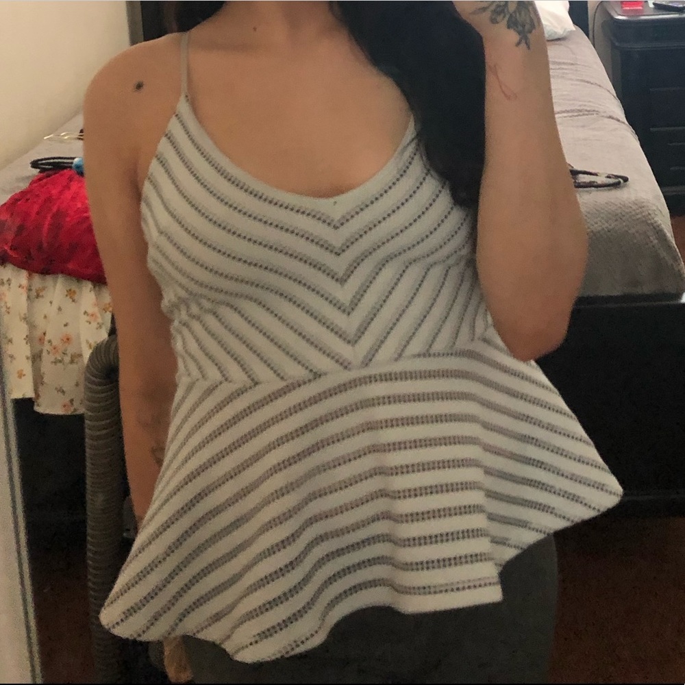 Adjustable strap top